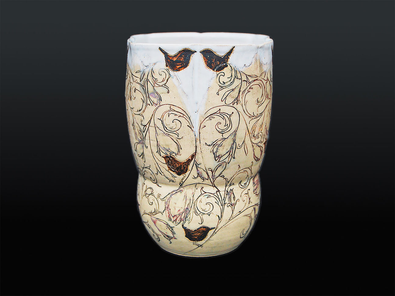 Vase Vogelgezwitscher